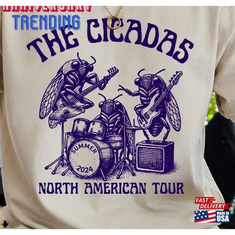 The Cicadas North American Tour Cicada Shirt Tshirt